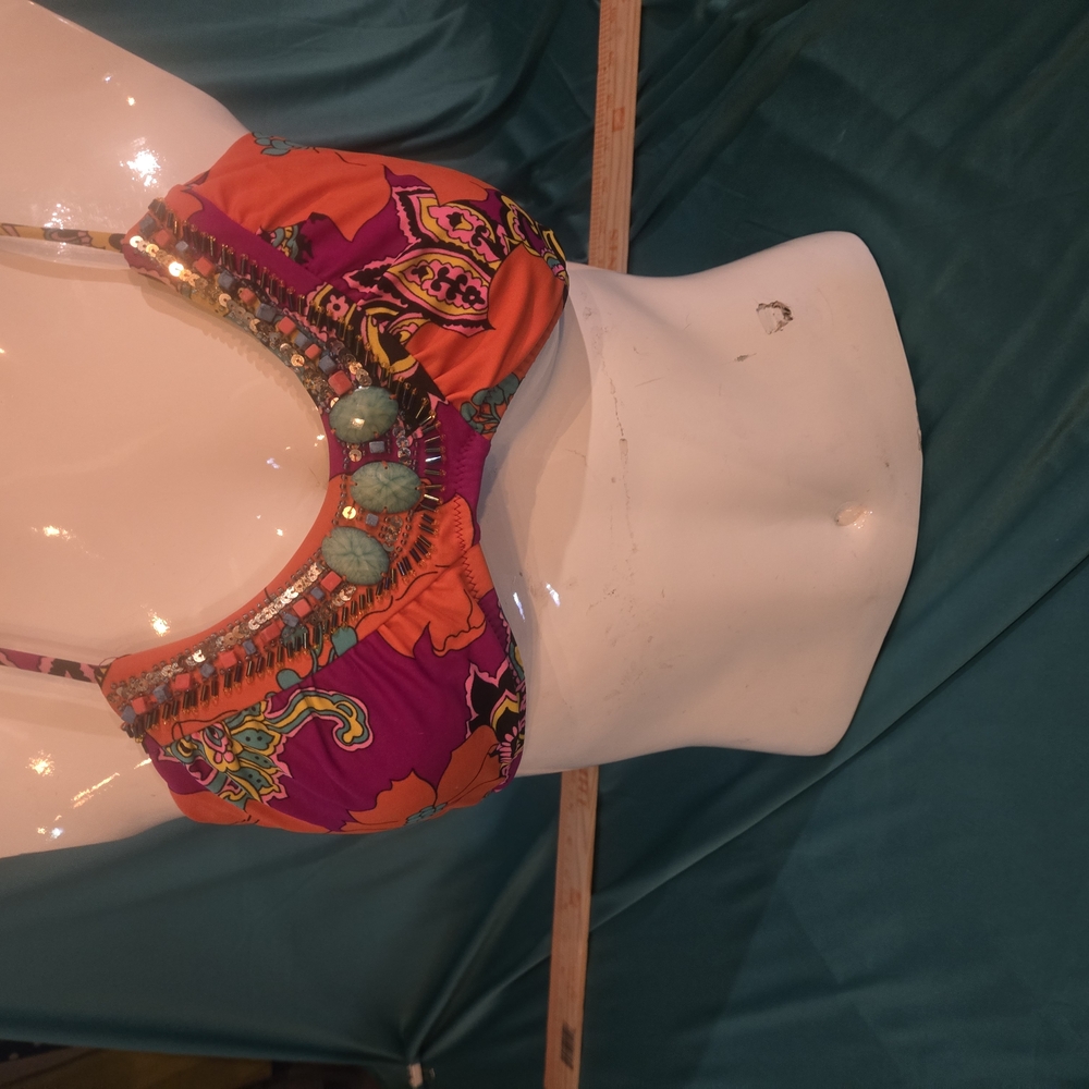 Victoria's Secret Orange and Pink Bikini Swimwear